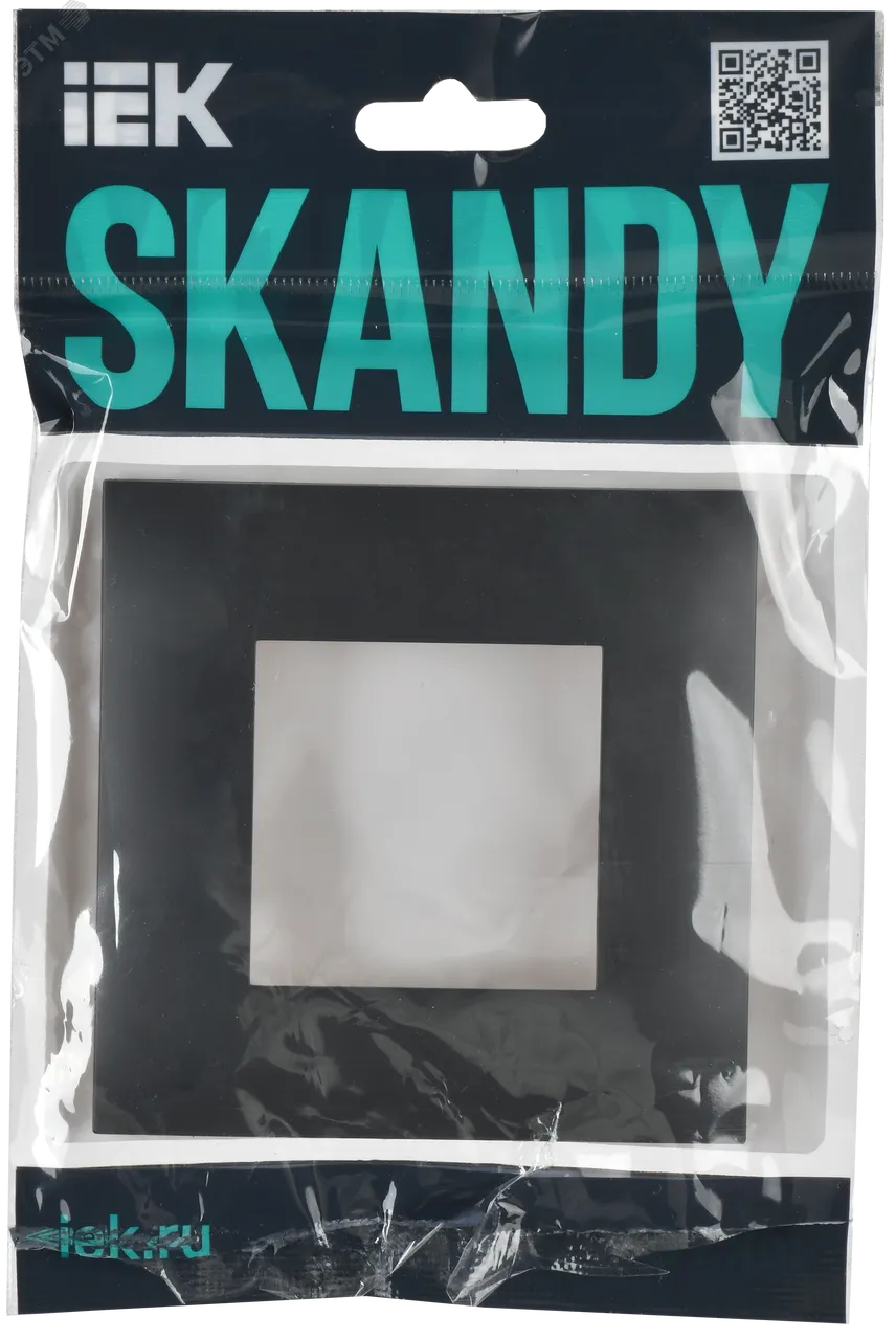SKANDY Рамка 1-местная SK-F01T титан IEK SK-M12-K48