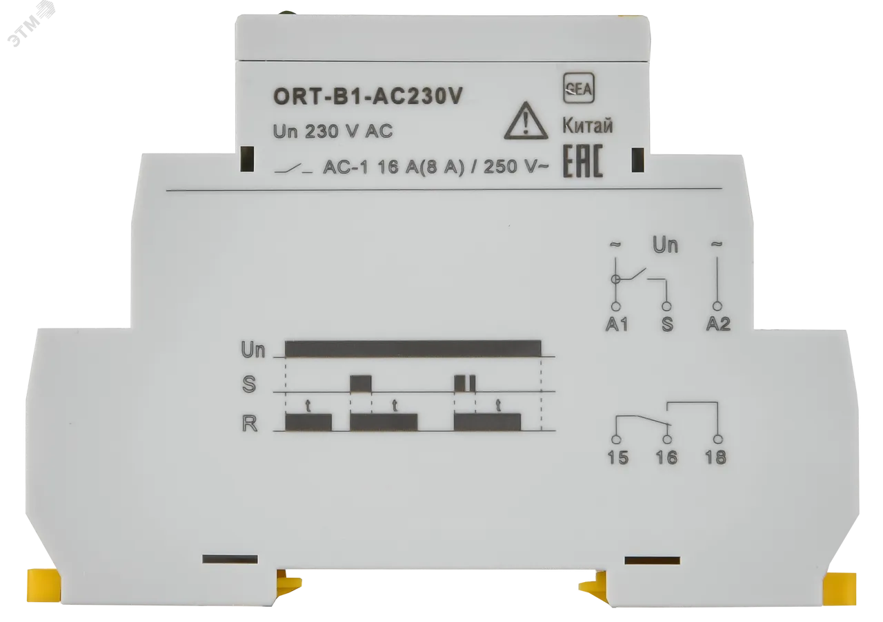 Реле задержки выключения ORT. 1 конт. 230 В AС ORT-B1-AC230V