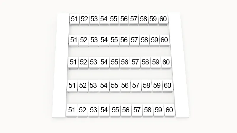 Маркировка (в кассетах) DEK5-50P-19-32Z(H)
