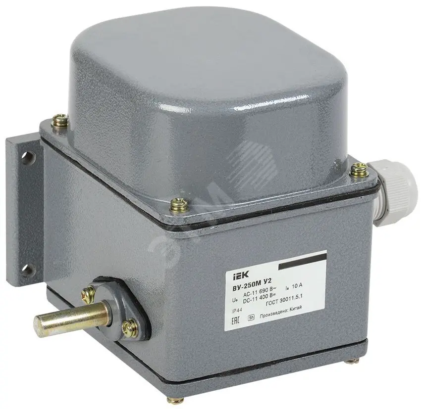 Выключатель концевой ВУ-250М У2, 2 комм. цепи, IP44, KV-1-250-1