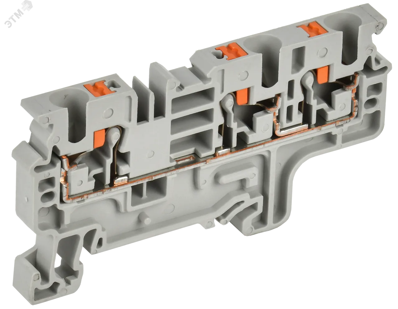 Колодка клеммная CP-MC 3 вывода 4мм2 серая YCT22-00-3-K03-004