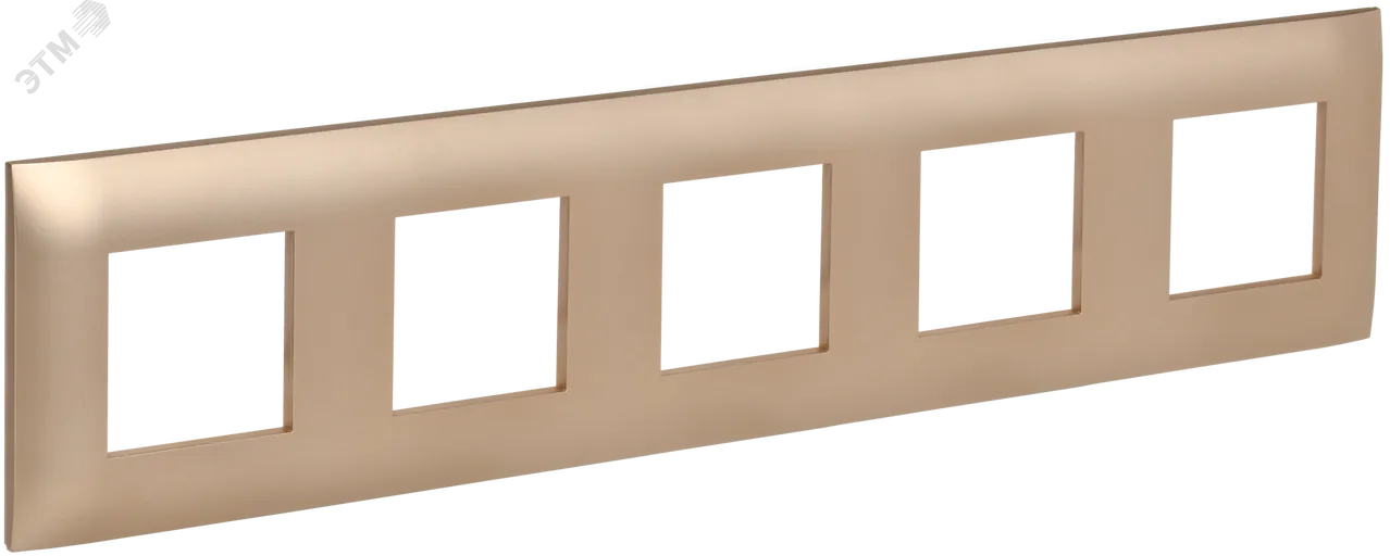 SKANDY Рамка 5-местная SK-F05Sa песочный IEK SK-M52-K98