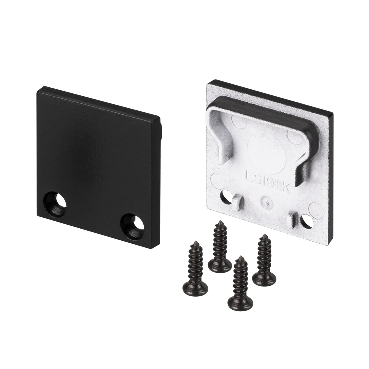 Заглушка SL-LINE-2011M SQUARE BLACK глухая 029180