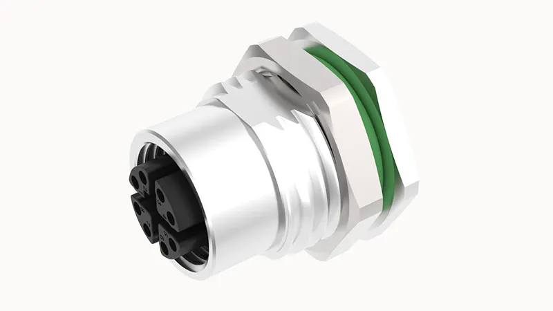 Розеточный разъем в панель, M12, SPSH-M12X-08P-FF-SF7002-00Z(H)