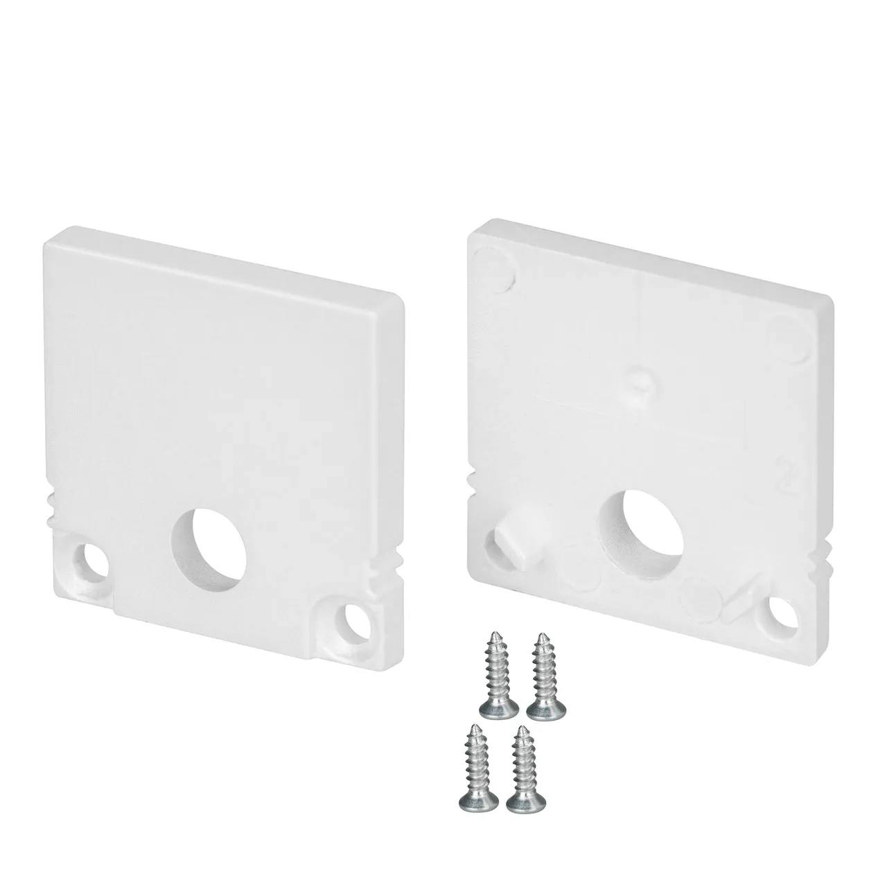 Заглушка SL-SLIM20-H20 WHITE с отверстием 047634