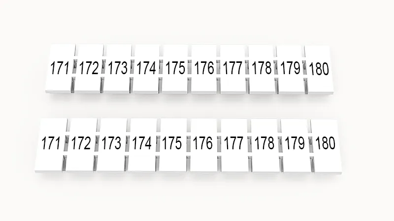 Маркировка (полоска) ZB5-10P-19-50Z(H)