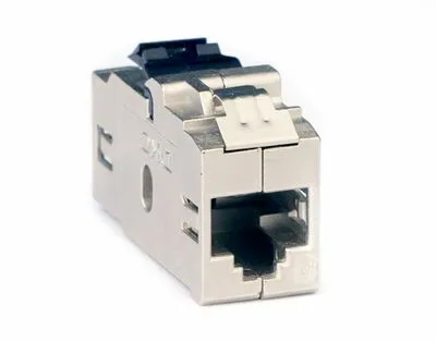 Модуль Keystone RJ45 CAT6 проходной экранированный, серебристый (форм-фактор МС) RNK6FESL