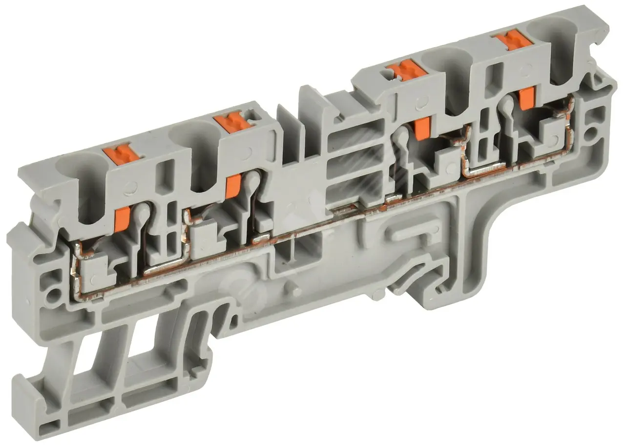 Колодка клеммная CP-MC 4 вывода 4мм2 серая YCT22-00-4-K03-004