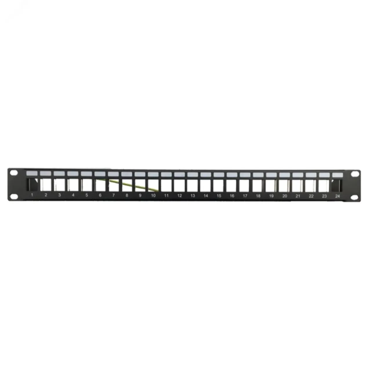 Патч-панель наборная 19",1U, под 24 модуля Keystone, UTP/STP (длямодулей форм-фактора S10,S19) RNKPP241