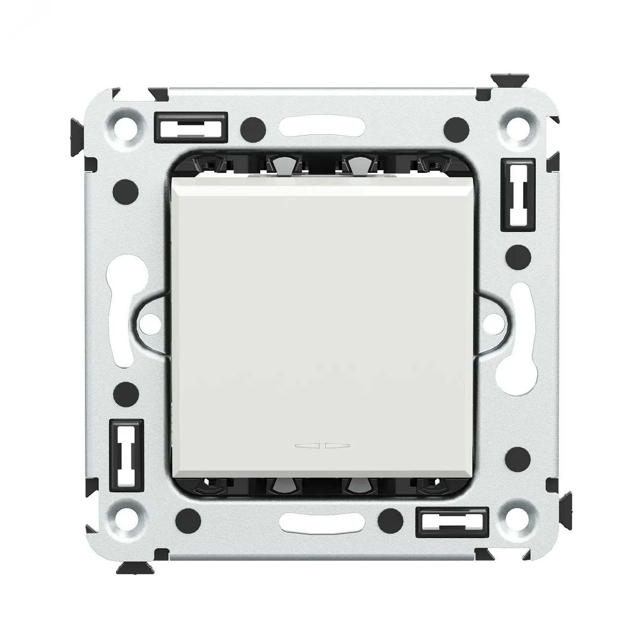 Выключатель 1-кл. 2мод. СП Avanti "Белое облако" 16А IP20 бел. 4400103
