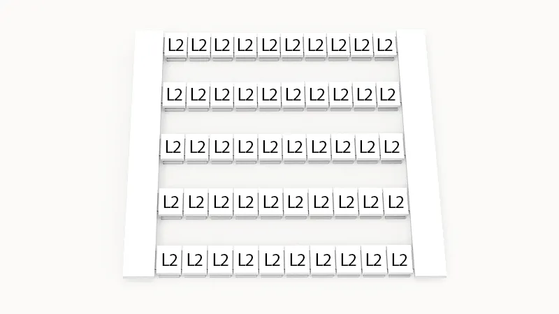 Маркировка (в кассетах) DEK5-50P-19-161Z(H)