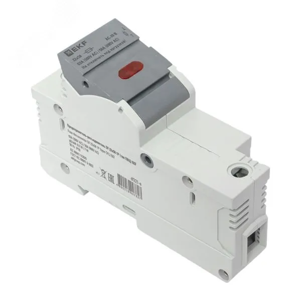 Предохранитель-разъединитель DF 22х58 1Р (тип ПВЦ) EKF
