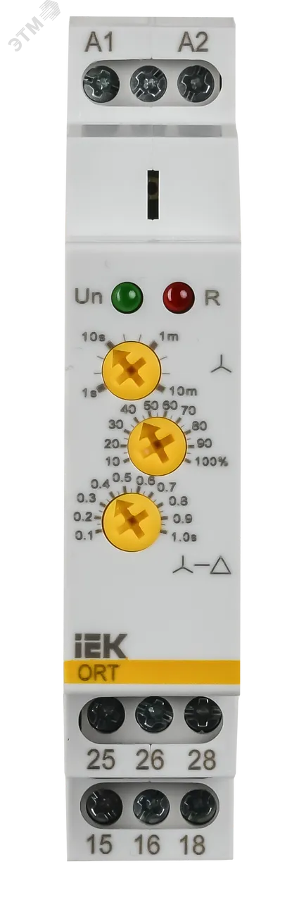 Реле пуска звезда-треугольник ORT.12-230 В AC/DC ORT-ST-ACDC12-240V