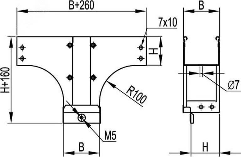 Розетка панельная с наклоном IP67 32A 3P+E+N 400В DIS4183267