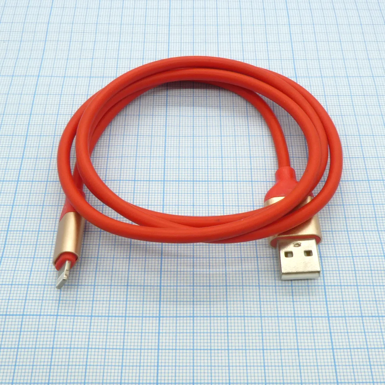 Шнур USB A (шт.) - Lightning (шт) РЕЗИНА