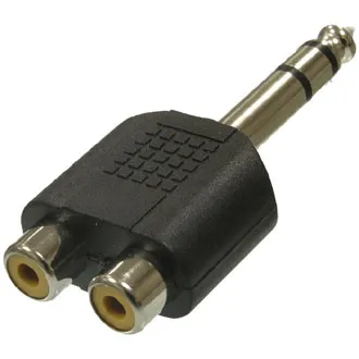 7-0176 / 6.35 STEREO-2RCA JACK