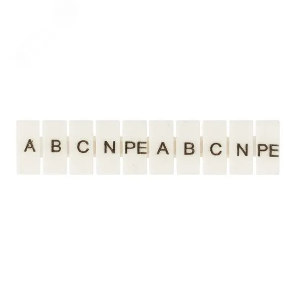 Маркеры для JXB-ST 6 с символами A, B, C, N, PE (10 штук) PROxima zb-st-6-A-PE