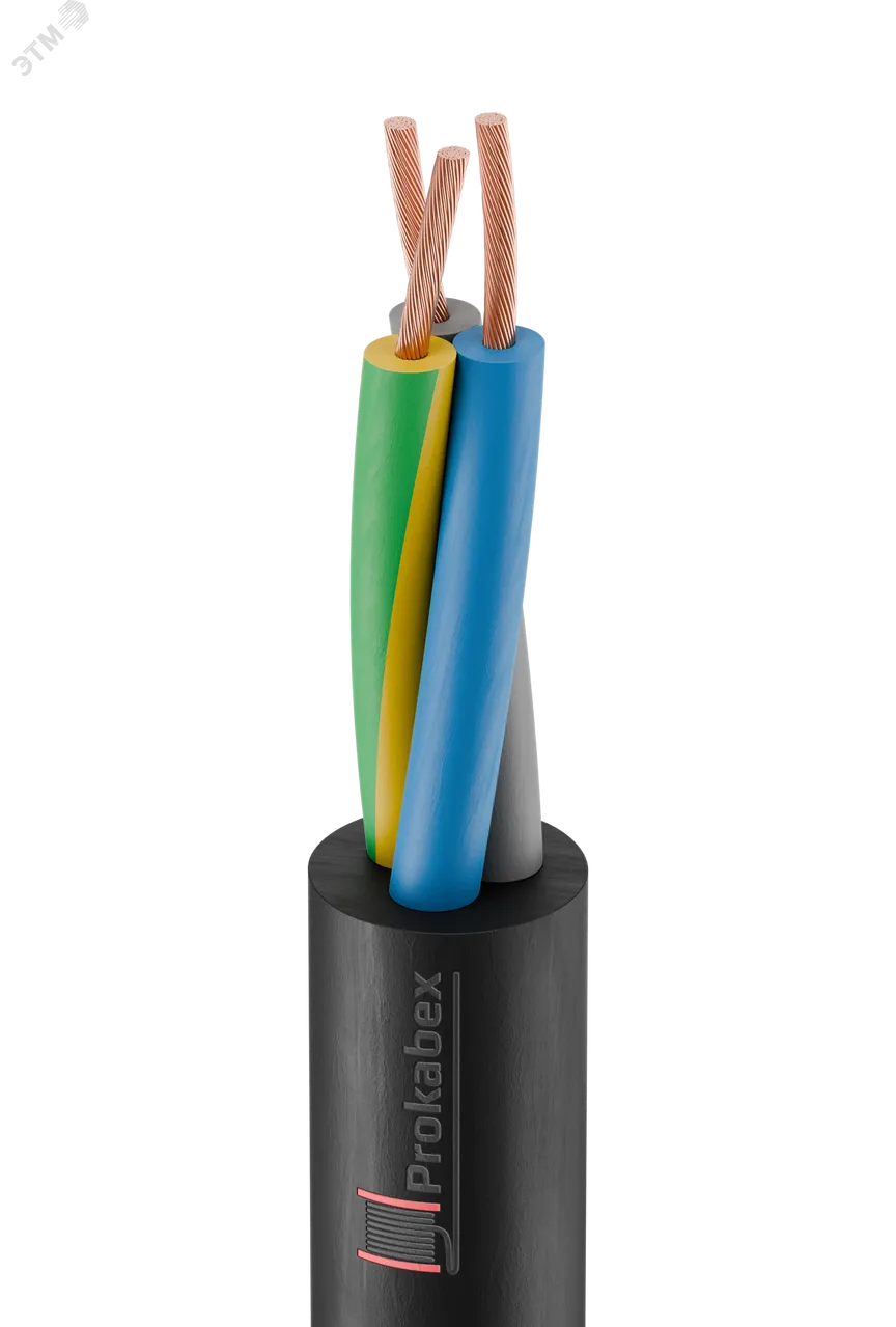 Кабель силовой КГТП-ХЛ 3х2,5(N,PE) 220/380 -2ТРТС ТХМ00423978