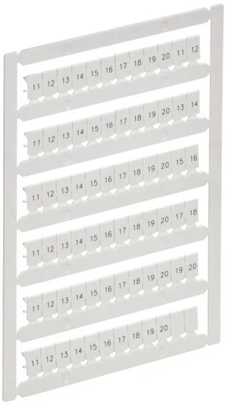 ARMAFIX Маркер для CTS/CP 4мм2 с символами 1120 IEK AF-CT10D-M-004-02