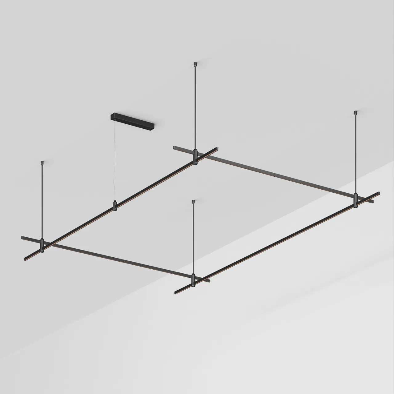 Трек ART-APRIORI-RECTANGLE-ROD-800-3000x2000 (BK) (Arlight, IP20 Металл, 3 года) 048545