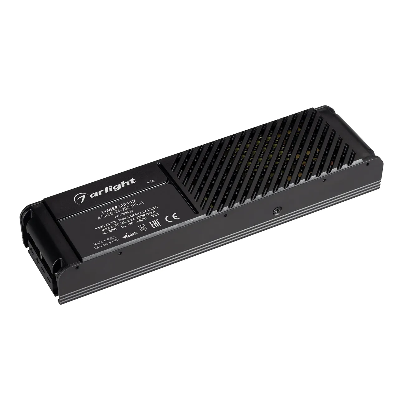 Блок питания ATS-LG-24-200-PFC-L (24V, 8.3A, 200W) 050475