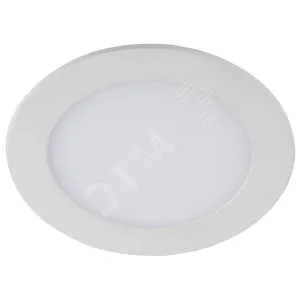 LED 1-9-4K Светильник светодиодный круглый LED 9W 220V 4000K (30/840) Б0017487