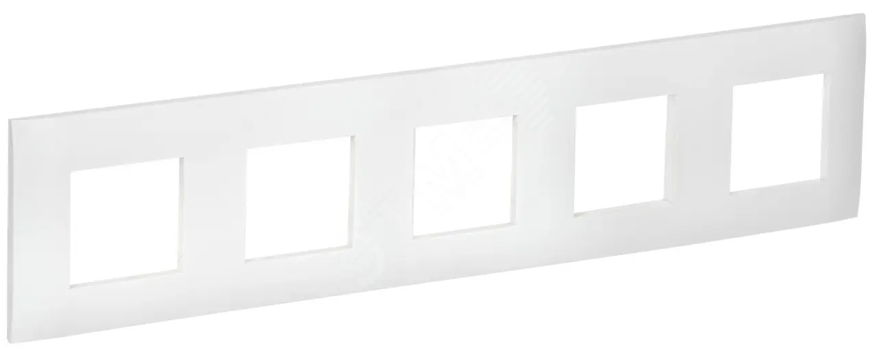 SKANDY Рамка 5-местная SK-F05W арктический белый IEK SK-M52-K01