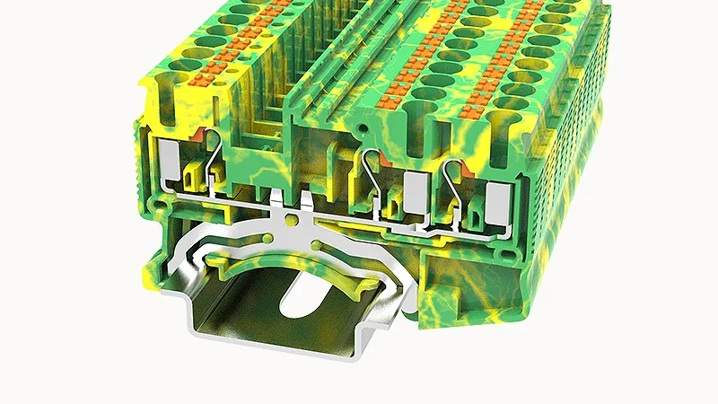 Заземляющая клемма DS2.5-TW-PE-01P-1C-00Z(H)