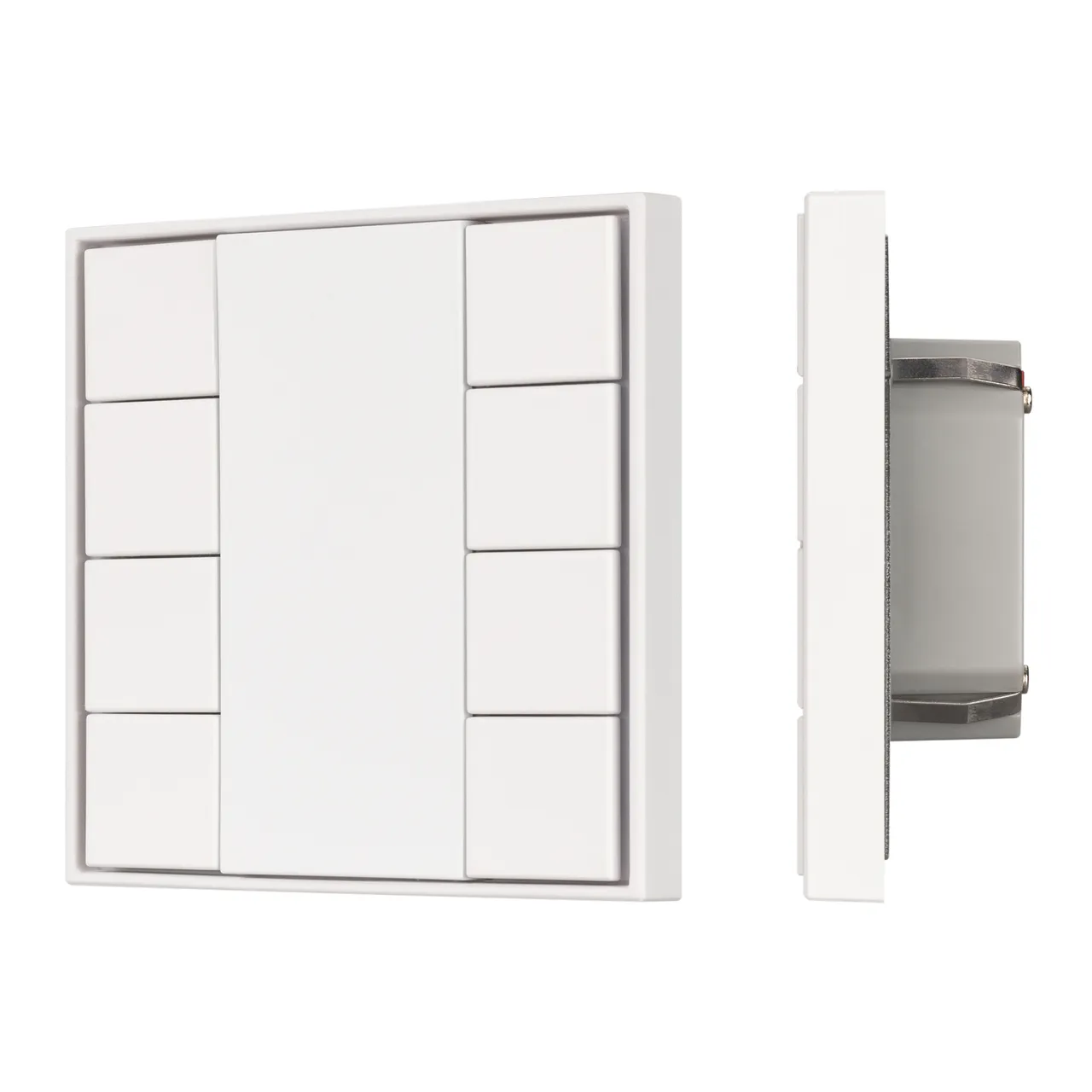 INTELLIGENT ARLIGHT Кнопочная панель KNX-301-22-8-SH-IN White (BUS, Frame) 037723