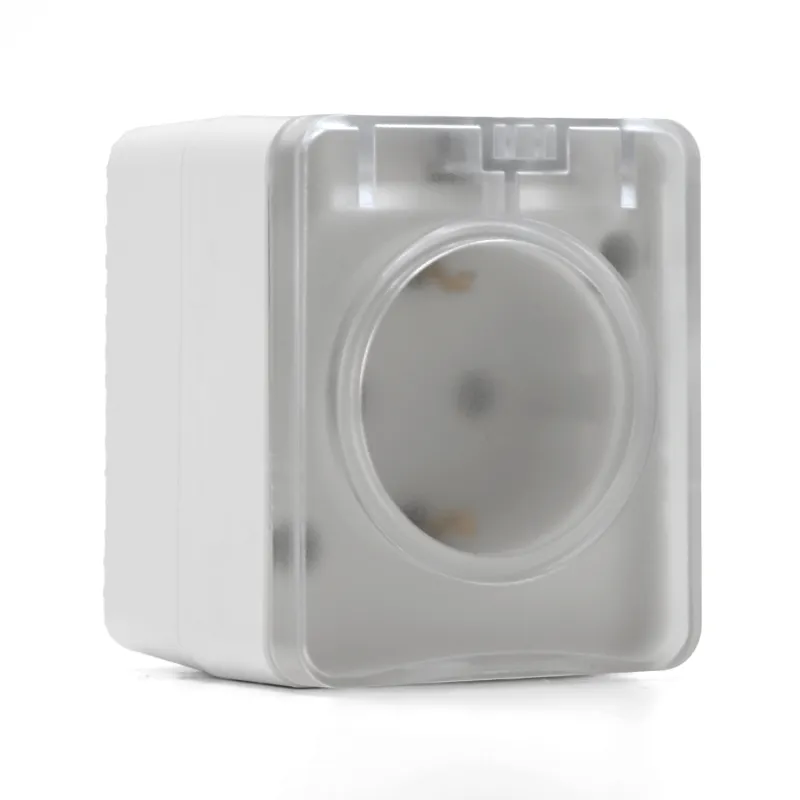 Розетка 1-м ОП AtlasDesign Profi54 16А IP54 250В с заземл. защ. шторки бел. SE ATN540145