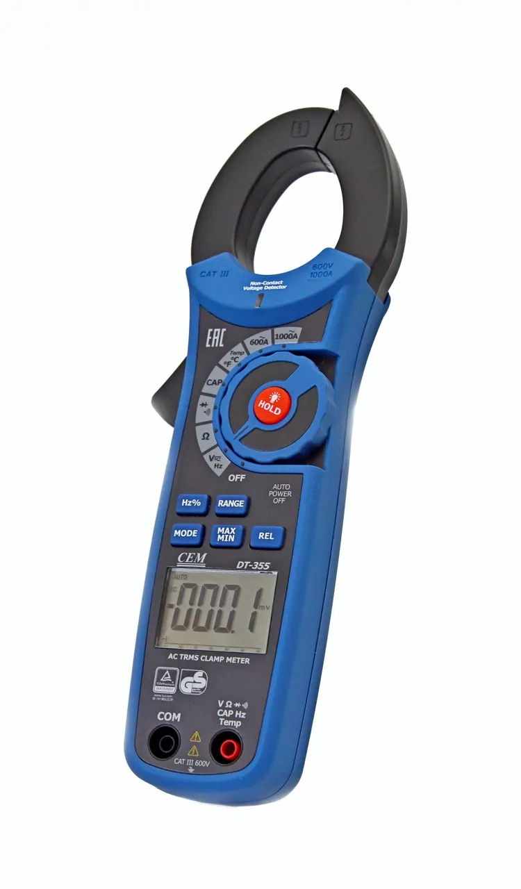 DT-355 Клещи электроизмерительные True RMS