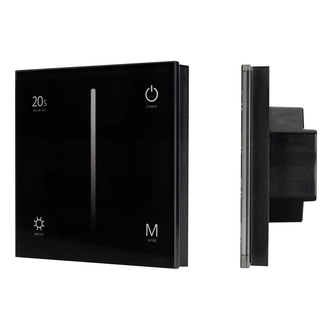 Панель SMART-P35-DIM-IN Black (230V, 0-10V, Sens, 2.4G) 028113