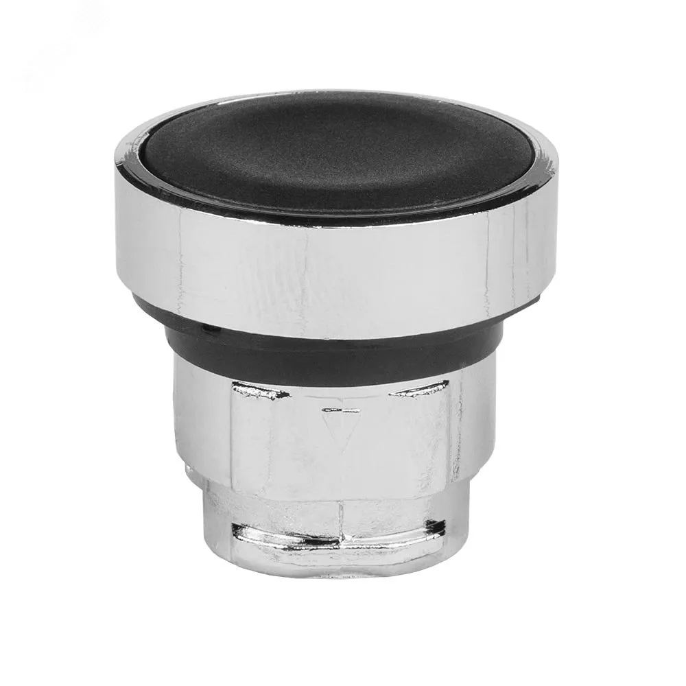 Головка кнопки OptiSignal D22 A4-P-2 черная металл ZB4BA2 332213