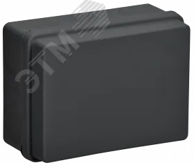 Коробка расп. КМ41242 150х110х70мм IP55 10 вв. черная UKO11-150-110-070-K02-55