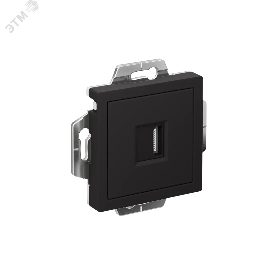 ATLASDESIGN РОЗЕТКА HDMI, механизм, КАРБОН ATN001080