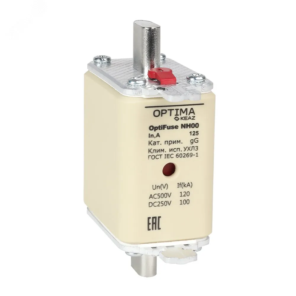 Вставка плавкая OptiFuse NH00-100-gG-УХЛ3 374935