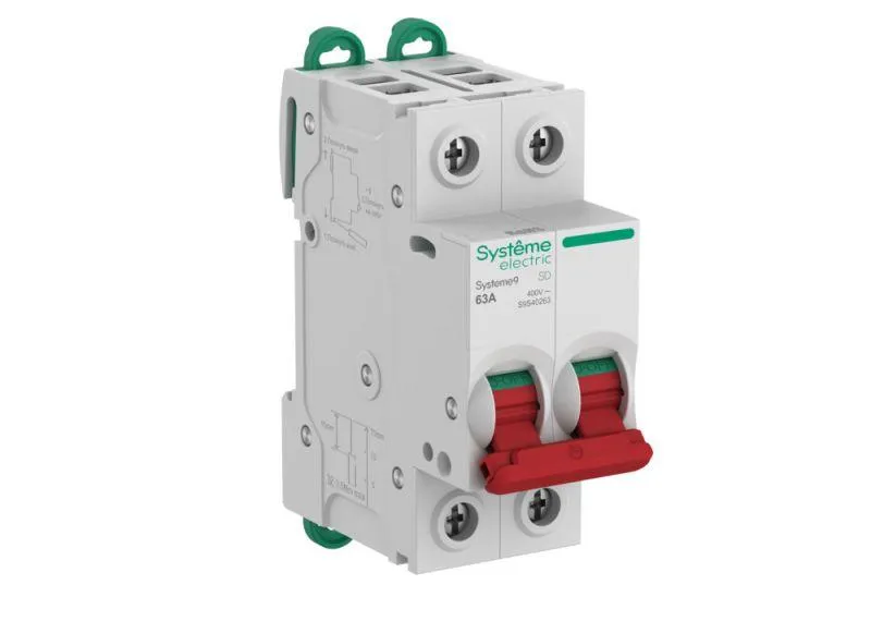 Выключатель нагрузки (ВН) 2P 63A 400В Systeme9 S9S40263