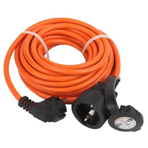 Удлинитель-шнур 1х10м с заземл. 16А IP20 UPx-1e-3х1.5-10m ПВС 3х1.5 (бухта) Б0046815