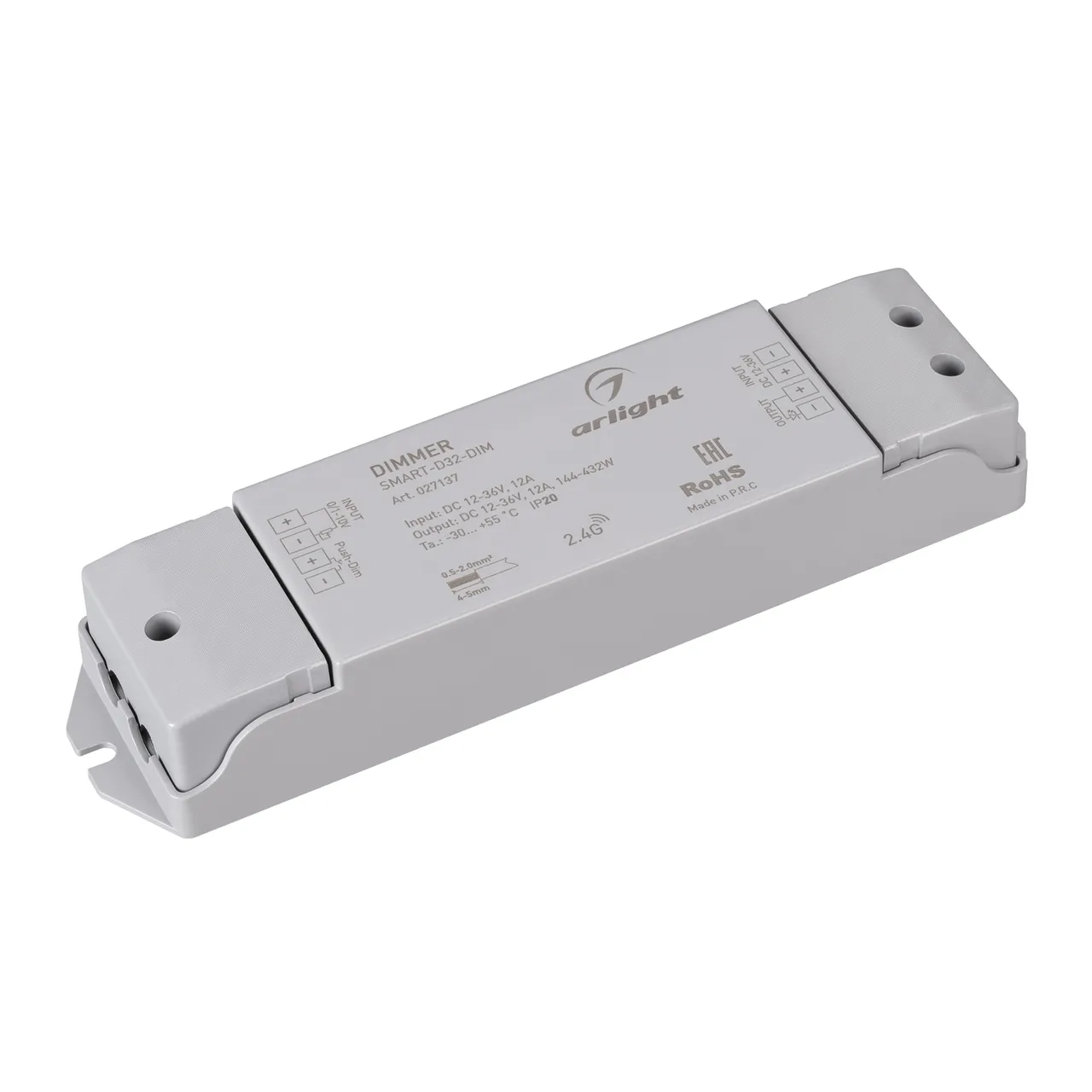 Диммер SMART-D32-DIM (12-36V, 12A, 0/1-10V) 027137