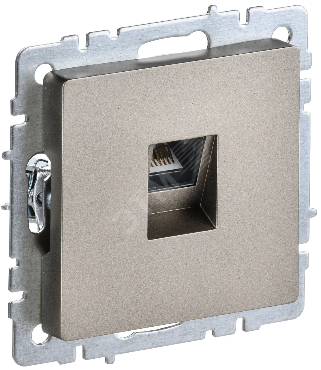 Розетка компьютерная СП RJ45 кат.5E BRITE РК10-БрШ шампань BR-K10-1-K37