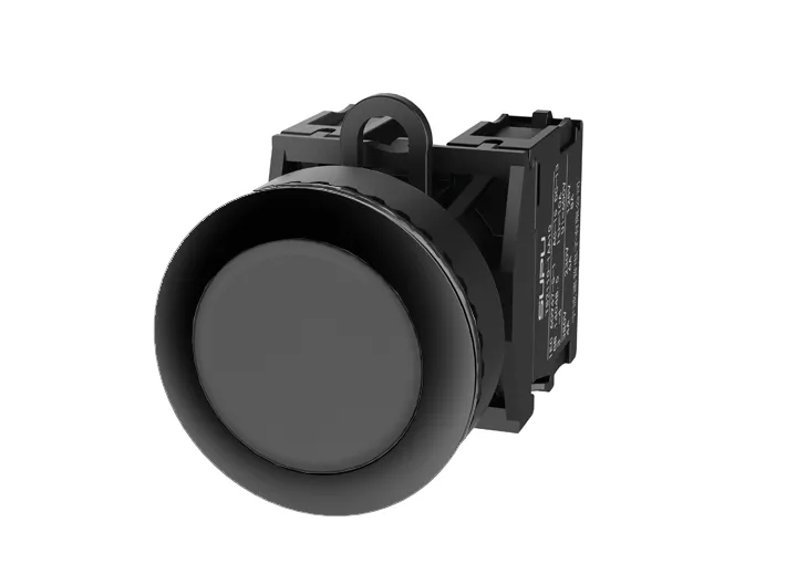 Кнопка плоская (черная) TS2530-0AM60-S20