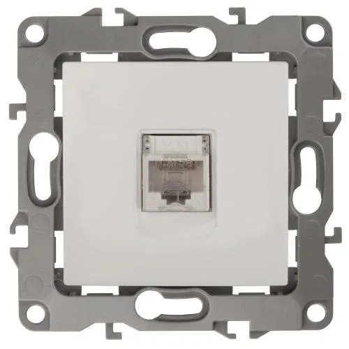 Розетка компьютерная 2 12-3107-01 RJ45 бел. Б0014723