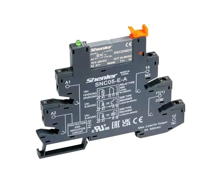 Реле с колодкой RSCD06D3+SNC05-E-A