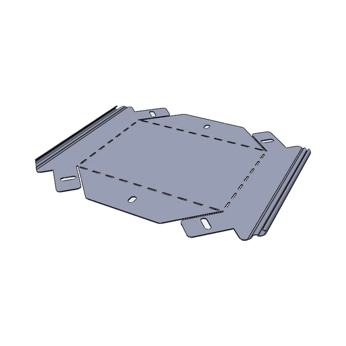 Угол 90 град. вертикальный внешний 50x50 мм (плоский) EKF vo905050-FL