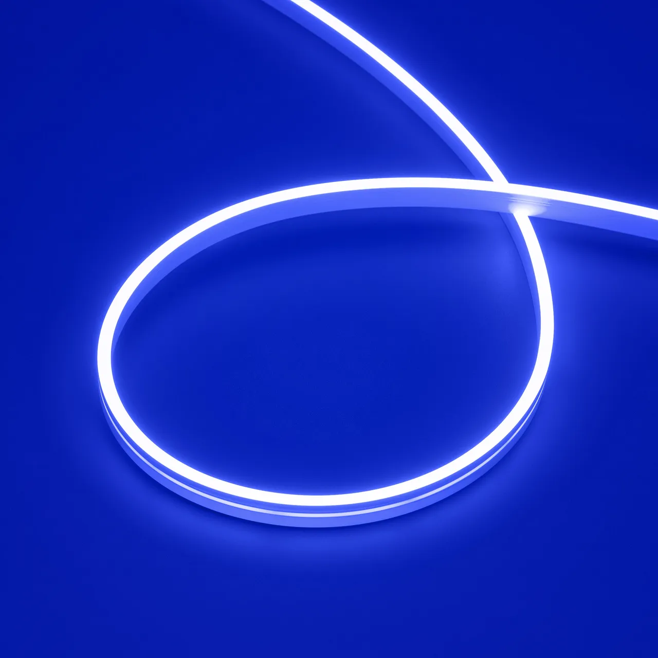 Лента герметичная MOONLIGHT-SIDE-A168-4x10mm 24V Blue (7.2 W/m, IP65, 5m, wire x2) 038314