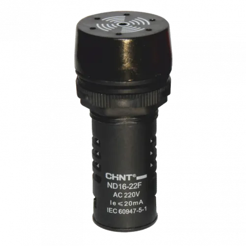 Сигнализатор звуковой ND16-22L d22мм черн. AC 220В 593483