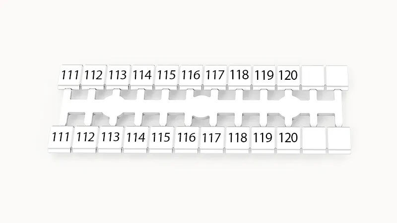 Маркировка (в кассетах) ZK5-24P-19-22Z(H)