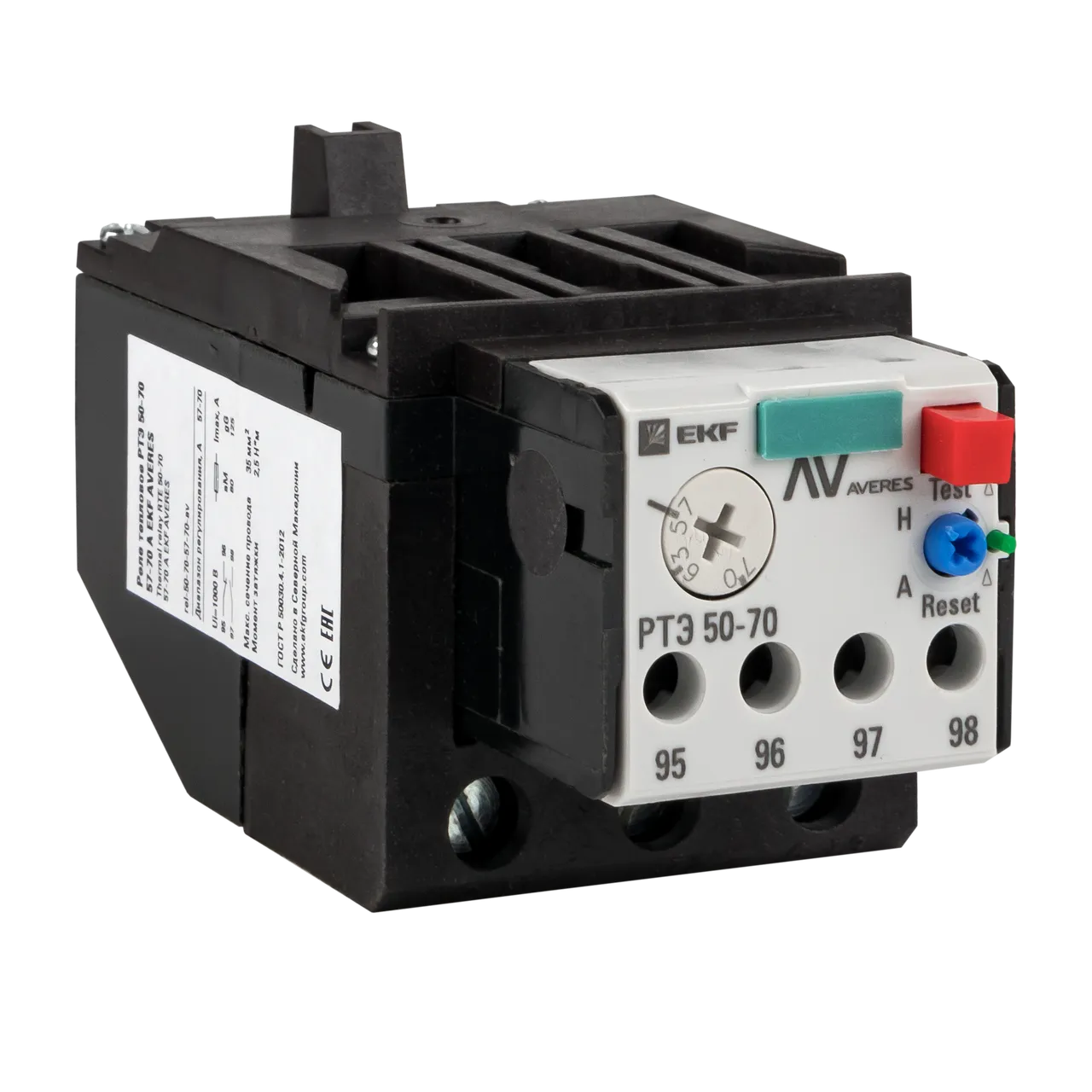 Реле тепловое РТЭ 50-70 16-25А AVERES rel-50-70-16-25-av