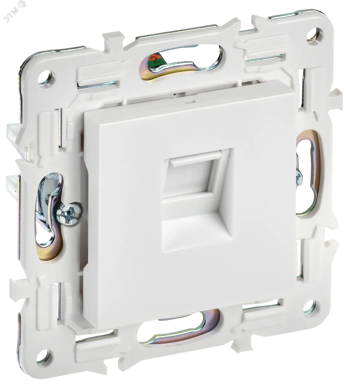 SKANDY Розетка компьютерная RJ45 кат.6 SK-K02W арктический белый IEK SK-K10-2-K01