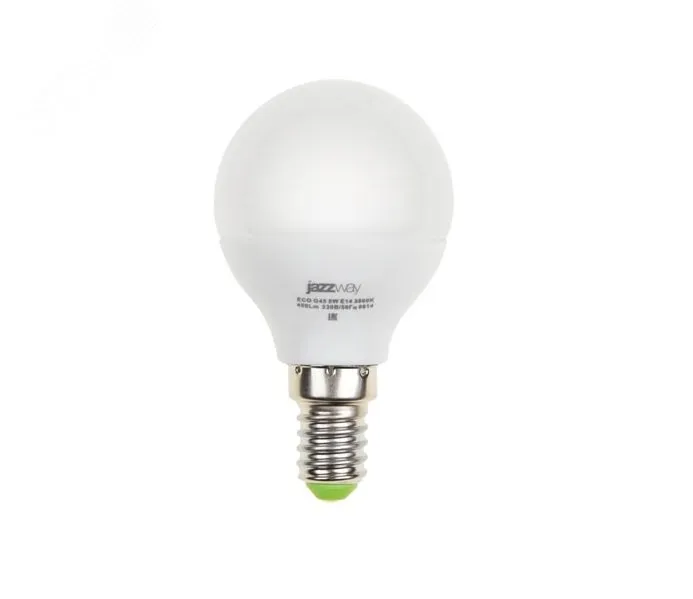 Лампа светодиодная PLED-ECO 5Вт G45 шар матовая 4000К нейтр. бел. E14 400лм 230В 50Гц 1036926A